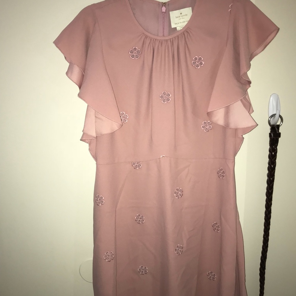 Kate Spade Cut Out Crepe Dress